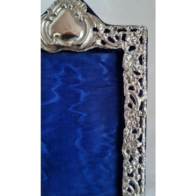 Antique Art Nouveau Sterling Silver Photograph Frame, 1904 For Sale - Image 9 of 13
