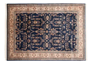 Vintage Indian Mohajeran Sarouk Design Rug - 9'11" X 13'10"