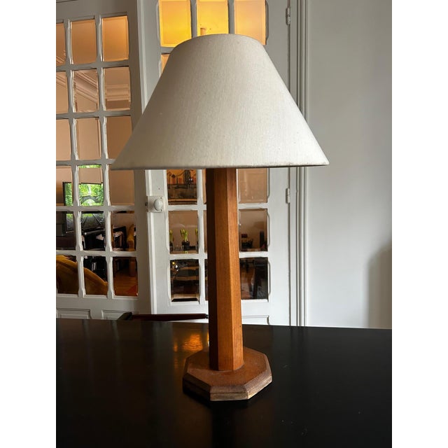 Modernist Wooden Lamp, 1940s For Sale - Image 11 of 11