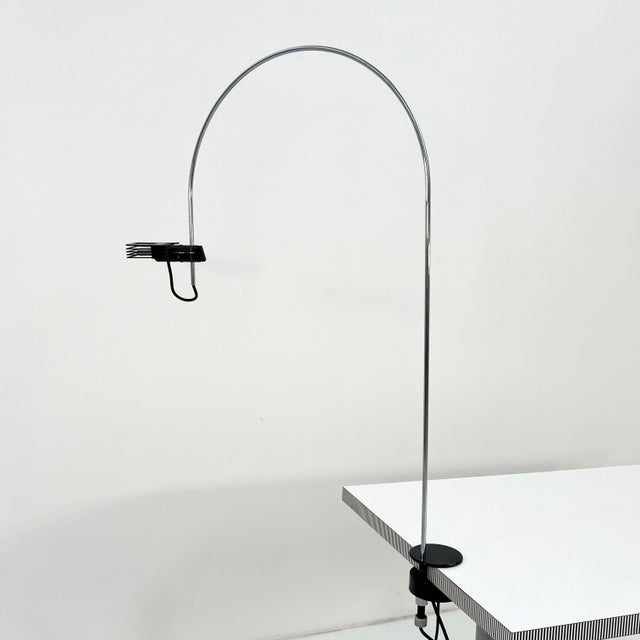 Light wear consistent with age and use. The lamp is dimmable. This piece is attributed to the mentioned designer/maker. It...