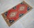 Terra Cotta 1970s Distressed Low Pile Turkish Petite Rug Hand Knotted Entry Mat - 20'' X 41'' For Sale - Image 8 of 10