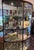 Pair of Design Institute America Series 74 Bh21 Illuminated Curved Glass Étagères With Gunmetal and Brass Finish For Sale - Image 12 of 12