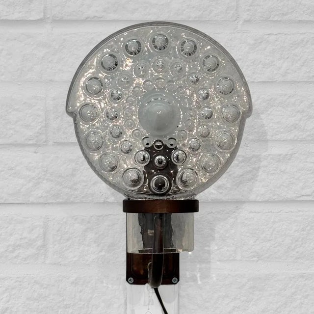 1960s Outdoor Facade Lamp in Copper and Glass from Westal, Sweden, 1960s For Sale - Image 5 of 14