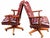 Animal Skin 1990s 4 Hancock & Moore Tufted Executive Chairs For Sale - Image 7 of 12