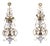 Gilt Wrought Iron Wall Sconces, 1970s, Set of 2 For Sale