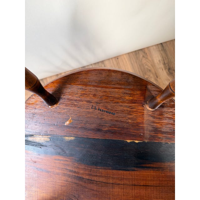 Pair of Signed l.e. Partridge Connecticut Bench-Made Continuous-Arm Windsor Chairs, C. 1960s For Sale - Image 9 of 10