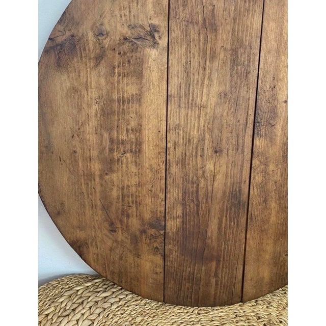 Wood Rustic Wooden Serving Board, 1890s For Sale - Image 7 of 16