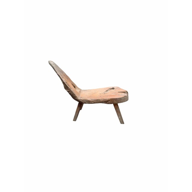 Contemporary Solid Teak Chair Hand-Carved From Madura Island, Java, Indonesia, C. 1900 For Sale - Image 3 of 7