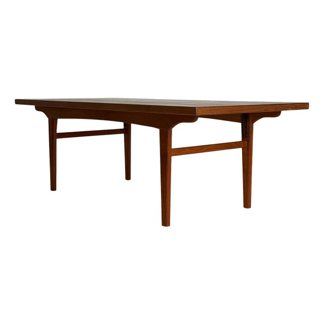 Large Dining Table in Teak, 1960s For Sale
