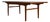 Large Dining Table in Teak, 1960s For Sale