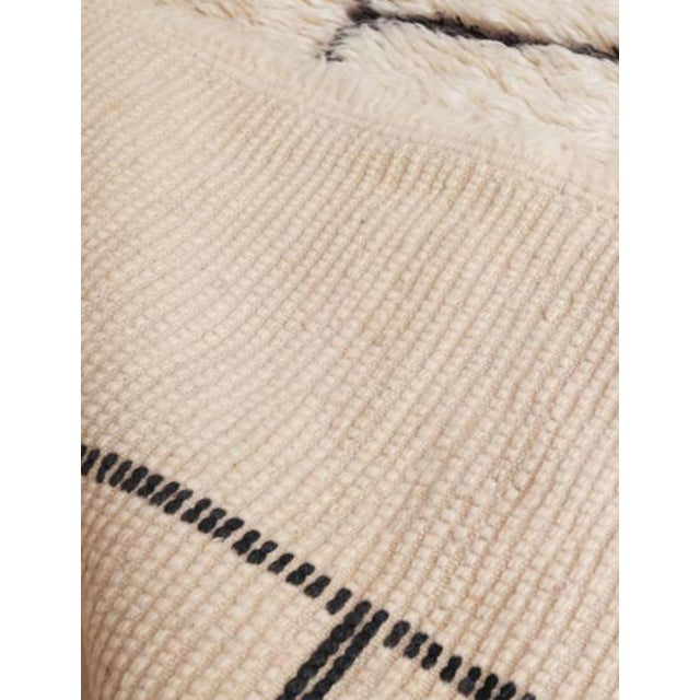 2020s Grid Pattern Moroccan Rug - 8.3 X 5.7 Ft For Sale - Image 5 of 10