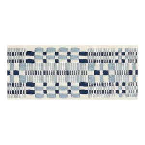 Schumacher Brimfield Tape in Blues