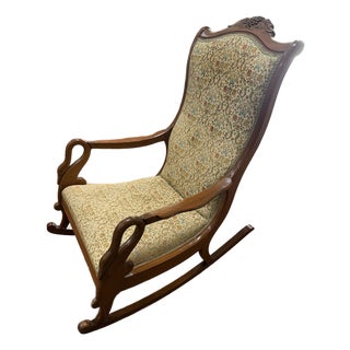 Mid Century Gooseneck Rocker For Sale