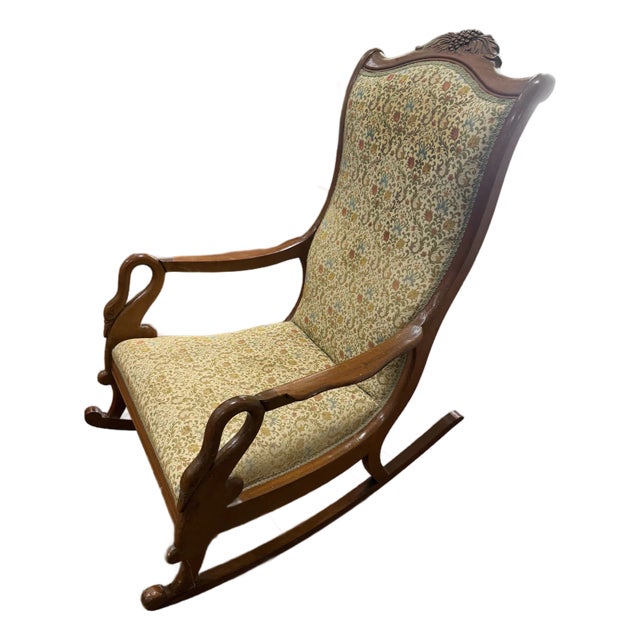 Mid Century Gooseneck Rocker For Sale