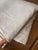 Linen Antique French Linen Sheet Ls Monogram Thick Oat Linen Trousseau Sheet Rustic Flax Bed Linen Circa 1920 For Sale - Image 8 of 10