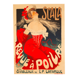 Scala — Revue a Poivre — Jules-Alexandre Grun — 1904 Original Stone Lithograph