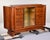 French Art Deco Rosewood Veneer Cabinet With Eight Drawers and Glass Display Case For Sale In Detroit - Image 6 of 12