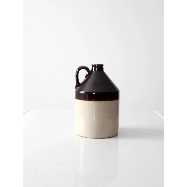 Farmhouse Antique Stoneware Jug For Sale - Image 3 of 7