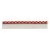 Sample - Schumacher Keaton Lip Cord Indoor & Outdoor in Red For Sale