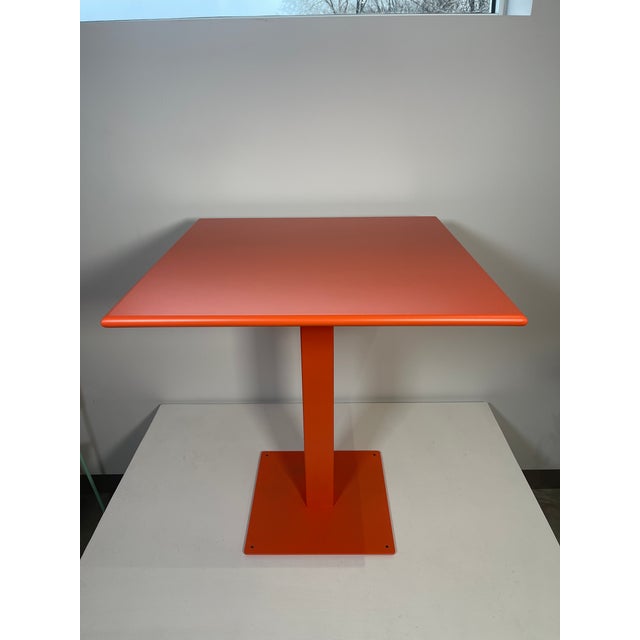 Ethimo Dining Pedestal Table 28x28 New in Box, Attributed For Sale - Image 4 of 6