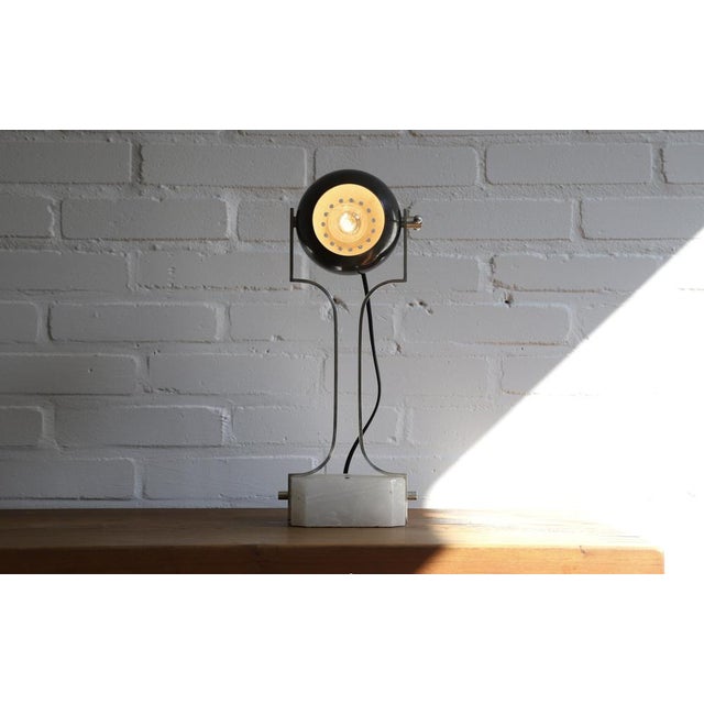 Italian Art Deco Style Table Lamp, 1950s, in Good conditions. Designed 1950 to 1959 I have official proof of authenticity...