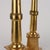 Antique Candleholders with Square Base and Circular Feet in Gilded Bronze, Set of 2 For Sale - Image 5 of 10