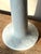 Late 20th Century Vintage Boho Matte White Sculpted Floor Lamp For Sale - Image 5 of 6