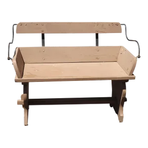 Vintage Horse Drawn Buggy Seat Bench ~ French Country