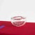 Vintage clear controlled bubble glass ashtray/catchall dish. Perfect as a jewelry holder for jewelry. In the style of...