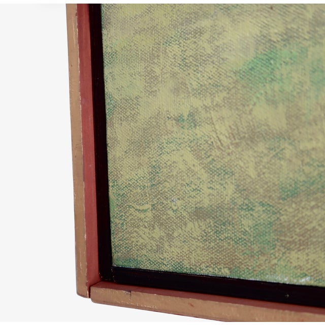 Late 20th Century Original Impressionist Oil Painting by William Rabon of Oklahoma Pastoral Landscape Scene Framed Mid-Century For Sale - Image 10 of 15