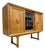 Danish Scandinavian Oak Tall Cabinet or Sideboard For Sale