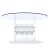 This listing is for the table alone. The chairs are sold separately. Post Modern clear acrylic pedestal dining table with...