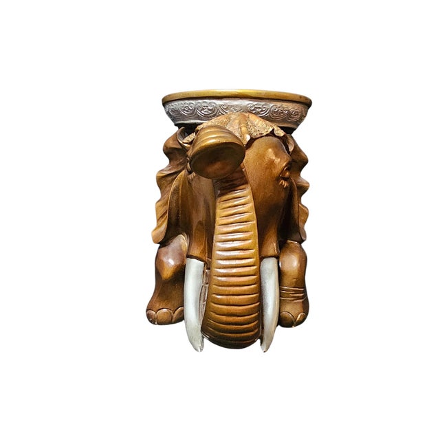 Bronze Elephant Stool For Sale - Image 4 of 8