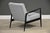 1960s 1960s Danish Modern Ebonized Black and Grey Lounge Chair Kofod Larsen Style For Sale - Image 5 of 5