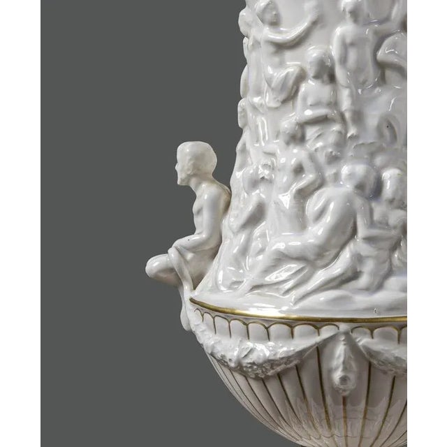 Italian Ceramic Vase from Capodimonte For Sale - Image 5 of 9