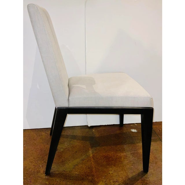 Theodore Alexander Theodore Alexander Modern Gray Gateway Side Chair For Sale - Image 4 of 6