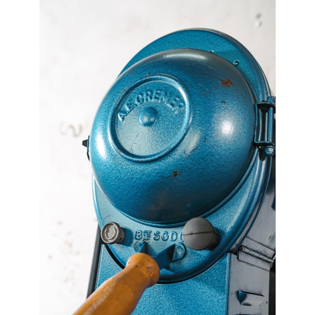 Vintage Industrial Theater Spotlight Floor Lamp from A.E. Cremer, 1950s For Sale - Image 9 of 17