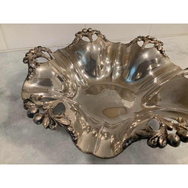 Art Nouveau Art Nouveau Silver on Copper Bowl For Sale - Image 3 of 8