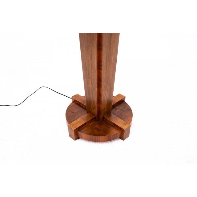 Art Deco Floor Lamp, Poland, 1940s For Sale - Image 6 of 7