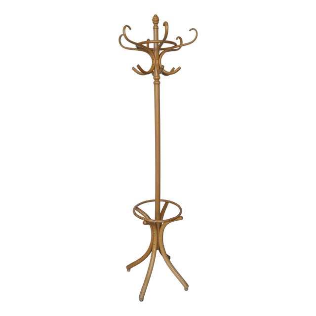 Vintage Bentwood Coat Stand, 1970s For Sale