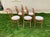 Bistro Chairs in Bent Beechwood and Damask Fabric from Fischel, 1890s For Sale - Image 4 of 10