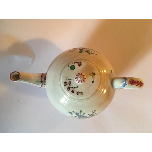 Doccia Porcelain Tea Pot with Floral Decor by Richard Ginori, Italy, Late 18th Century For Sale - Image 4 of 18