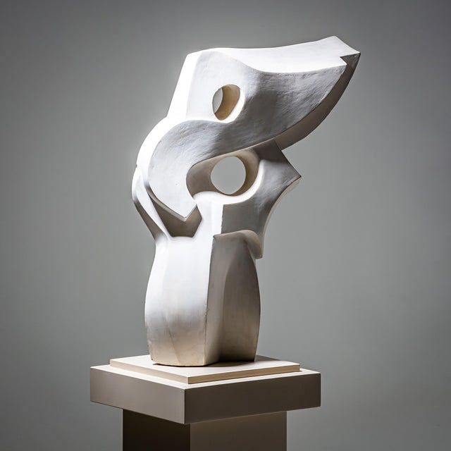 Abstract White Coral-Form Ceramic Sculpture, Limoges, France, 20th Century For Sale - Image 3 of 9