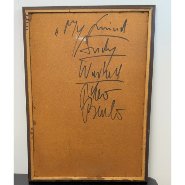 Abstract "My Friend Andy Warhol", Peter Keil Original Painting For Sale - Image 3 of 3