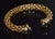 Vintage Fope Flex'it 18k Gold Natural Blue Sapphire Open Cuff Bangle Bracelet For Sale - Image 14 of 15