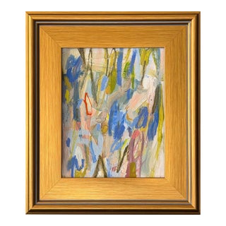 Framed Abstract Acrylic Painting For Sale