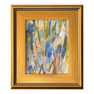 Framed Abstract Acrylic Painting