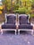 Hollywood Regency Pair of Bernhardt Talbot Wing Chairs For Sale - Image 3 of 6