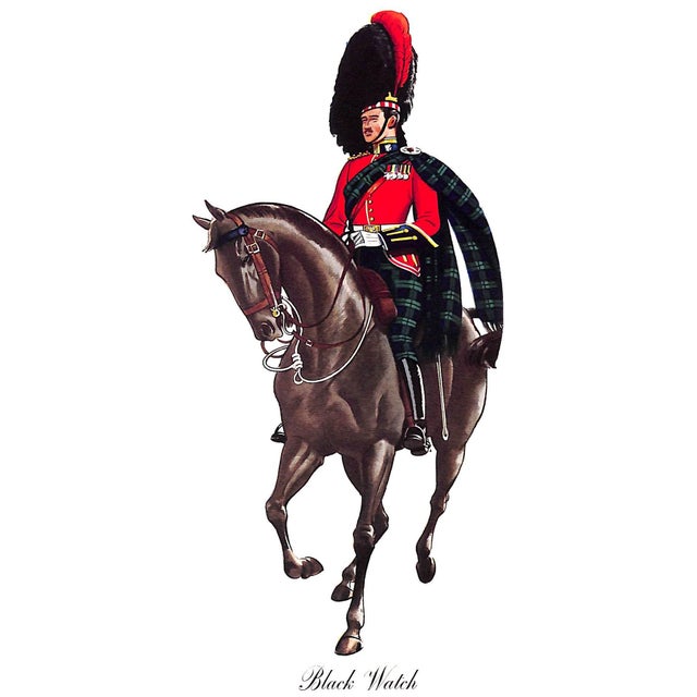 Suitable for framing Print Sz: 12 3/4"H x 9 3/4"W The Black Watch, 3rd Battalion, Royal Regiment of Scotland (3 SCOTS) is...