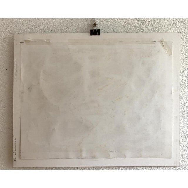 Paper Michel Gemignani, La Beauté, Mixed Media on Paper For Sale - Image 7 of 8